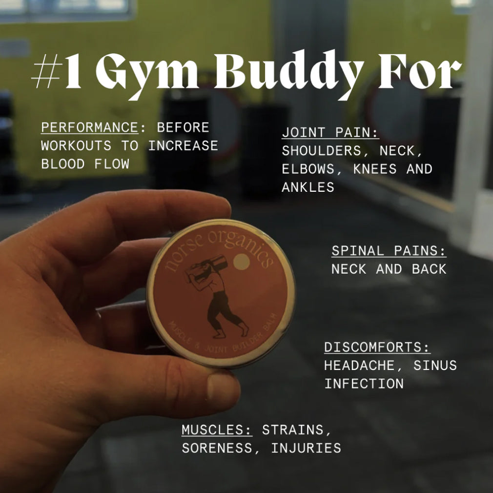 New look comparison of old and new Muscle & Joint Builder Balm botanical lid designs